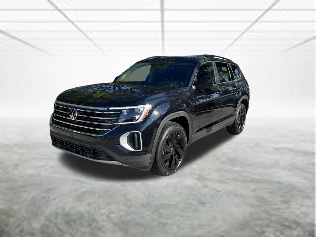 New 2026 Black Volkswagen SE w/Technology image 2