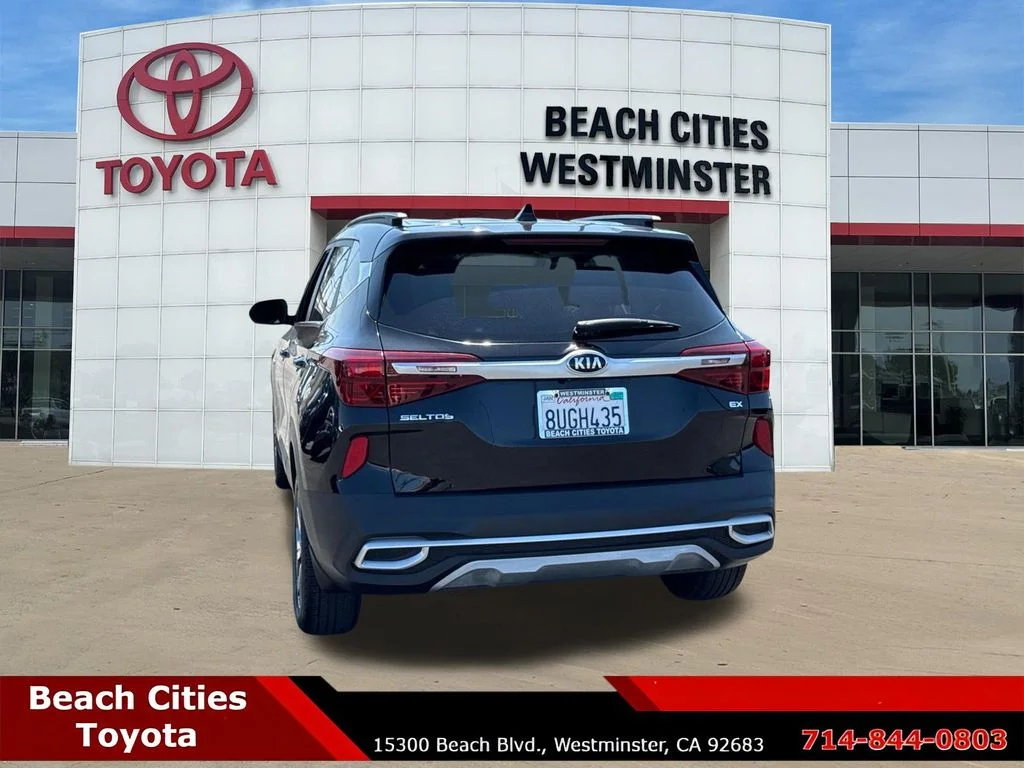 Used 2021 Black Kia EX image 9