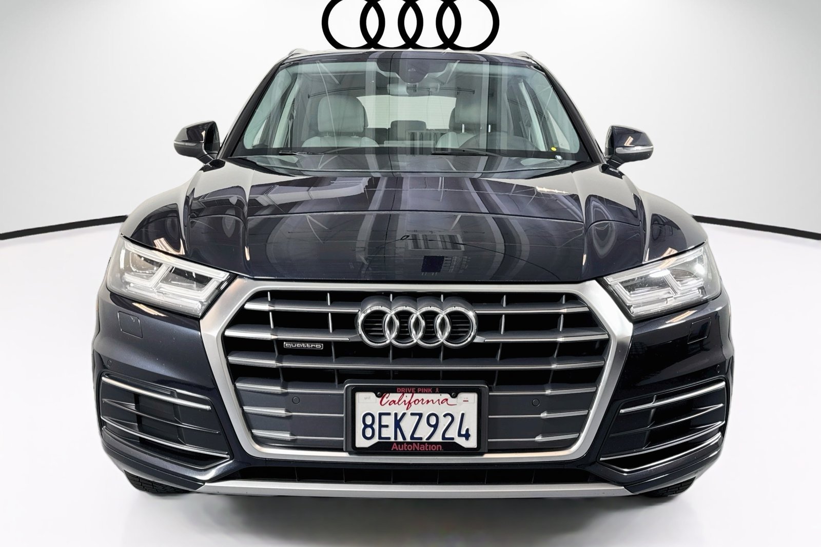 Used 2018 Moonlight Blue Metallic Audi Premium Plus image 2