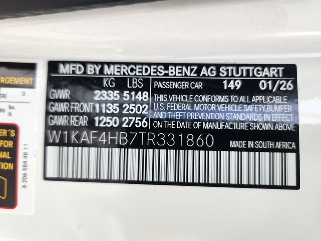New 2026 Polar White Mercedes-Benz C 300 image 23