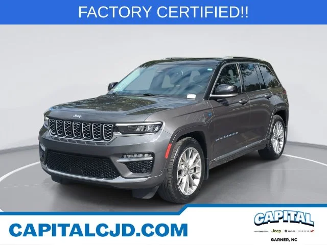 Used 2022 Gray Jeep Summit 4xe image 1