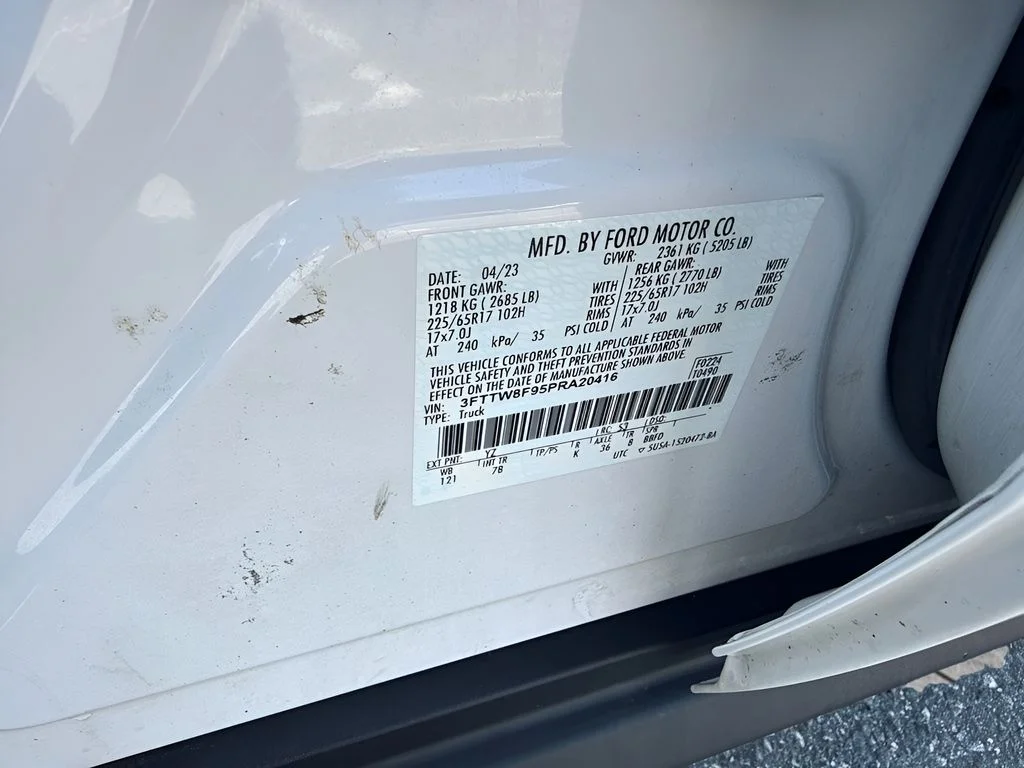 Used 2023 White Ford XLT image 22