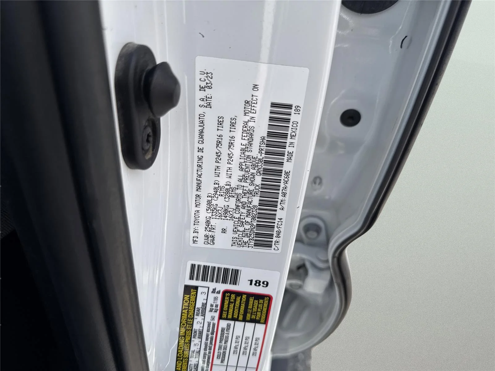 Used 2023 Ice Cap Toyota SR5 V6 image 36