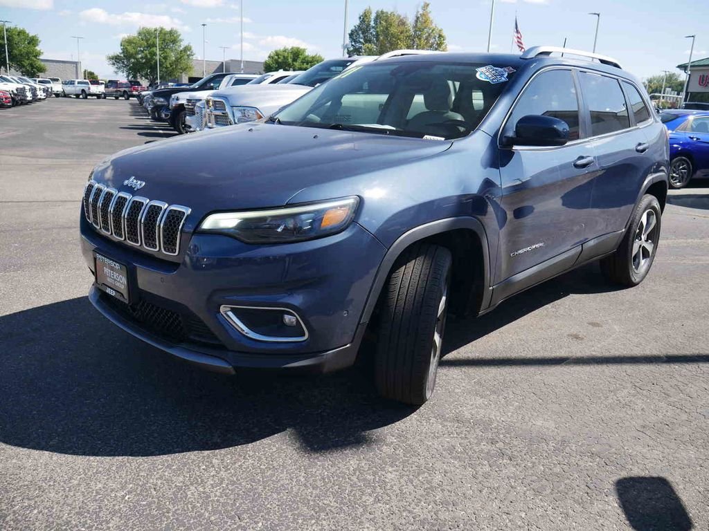Used 2021 Blue Jeep Limited image 4