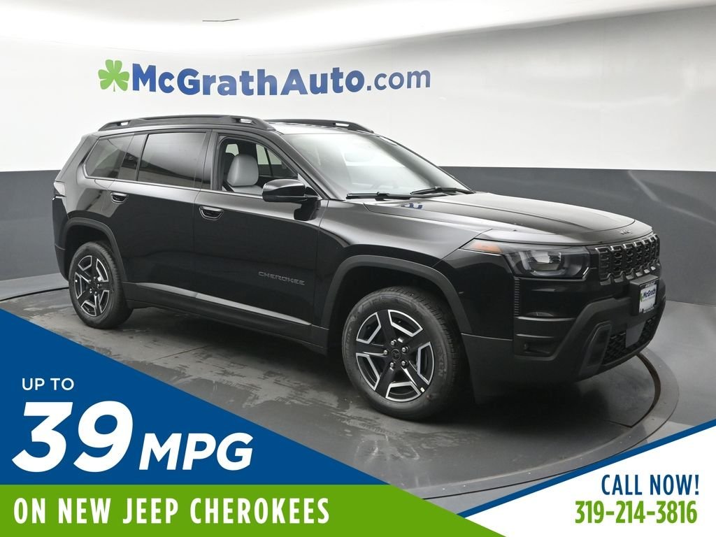 New 2026 Diamond Black Crystal Pearlcoat Jeep Limited image 1