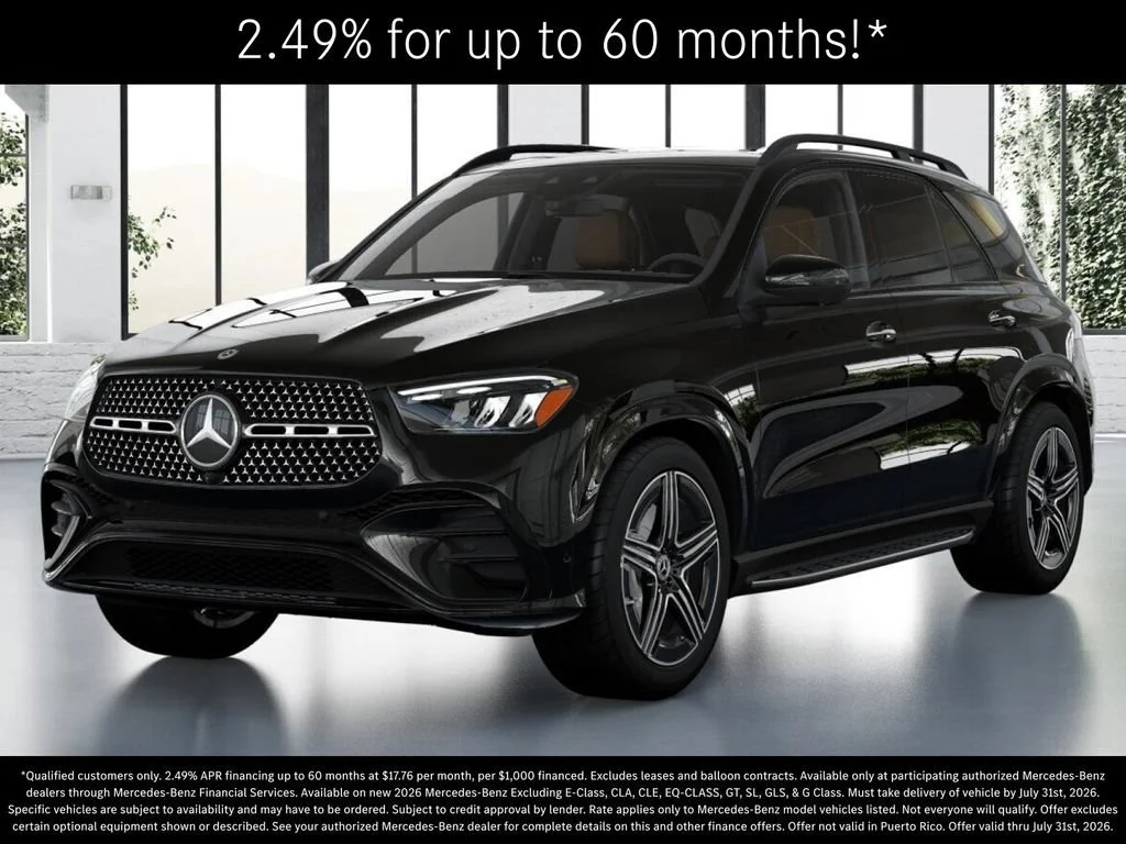 New 2026 Obsidian Black Metallic Mercedes-Benz GLE 450 image 43