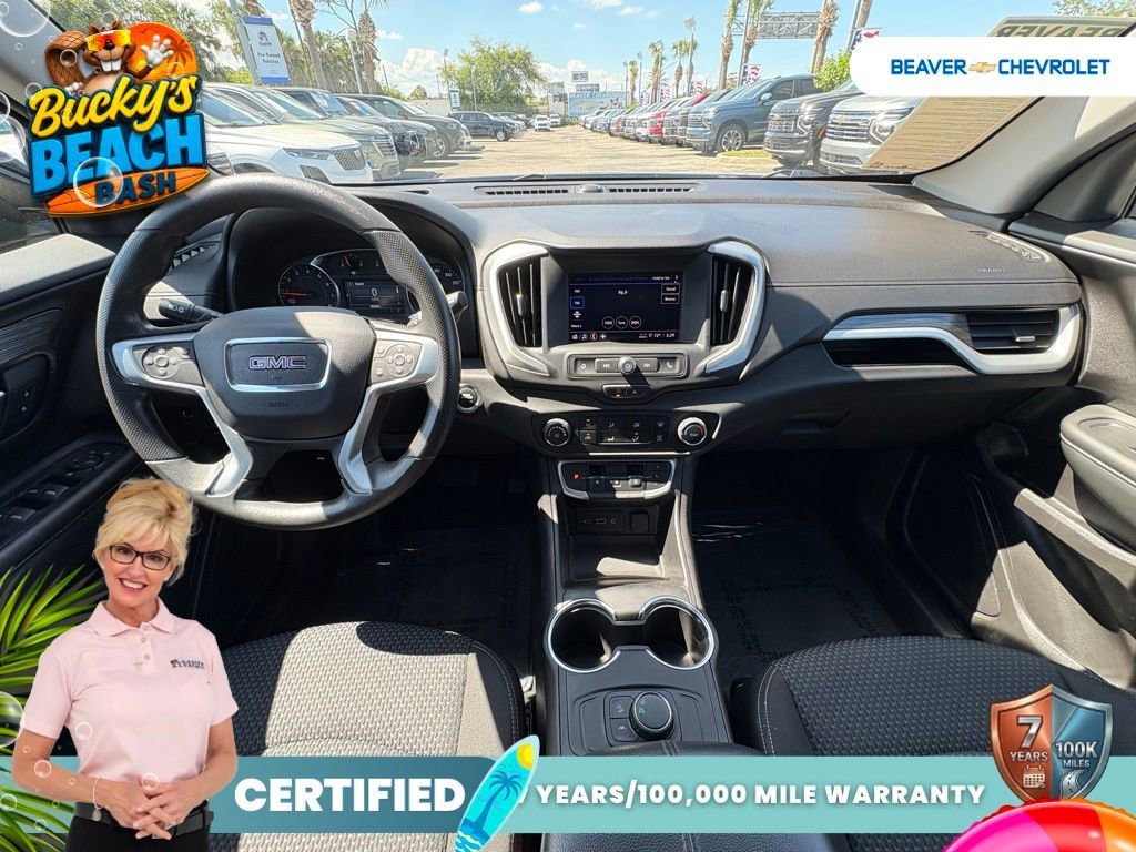 Used 2024 Ebony Twilight Metallic GMC SLE image 21