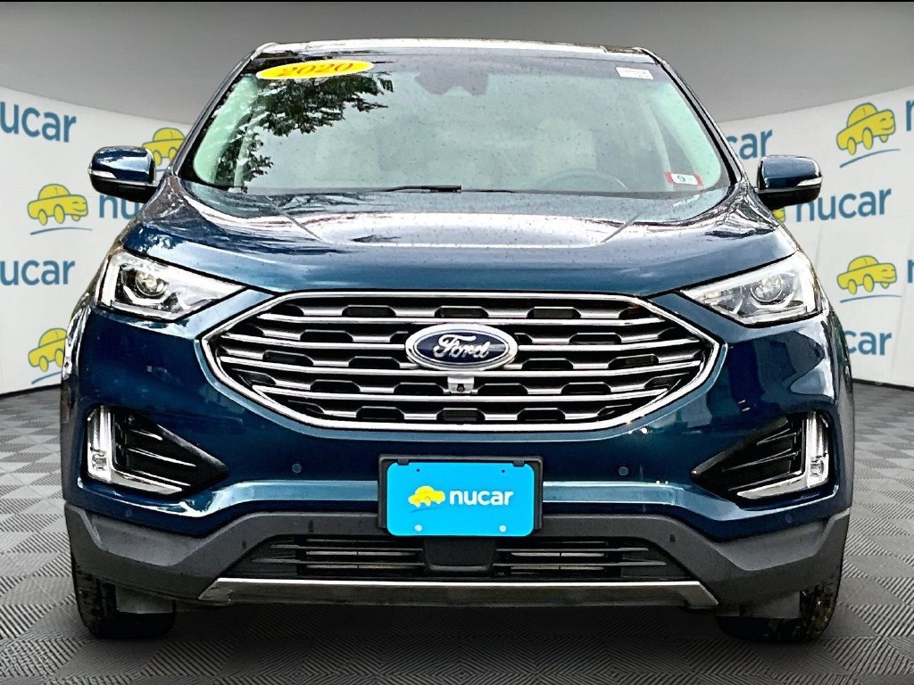Used 2020 Ford Edge Titanium with VIN 2FMPK4K99LBA95328 for sale in Plymouth, NH