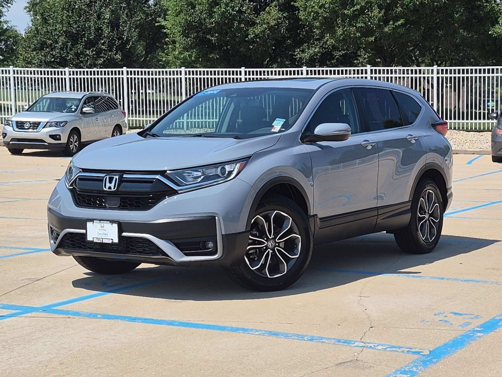Certified Used 2022 Sonic Gray Pearl Honda EX-L AWD image 2