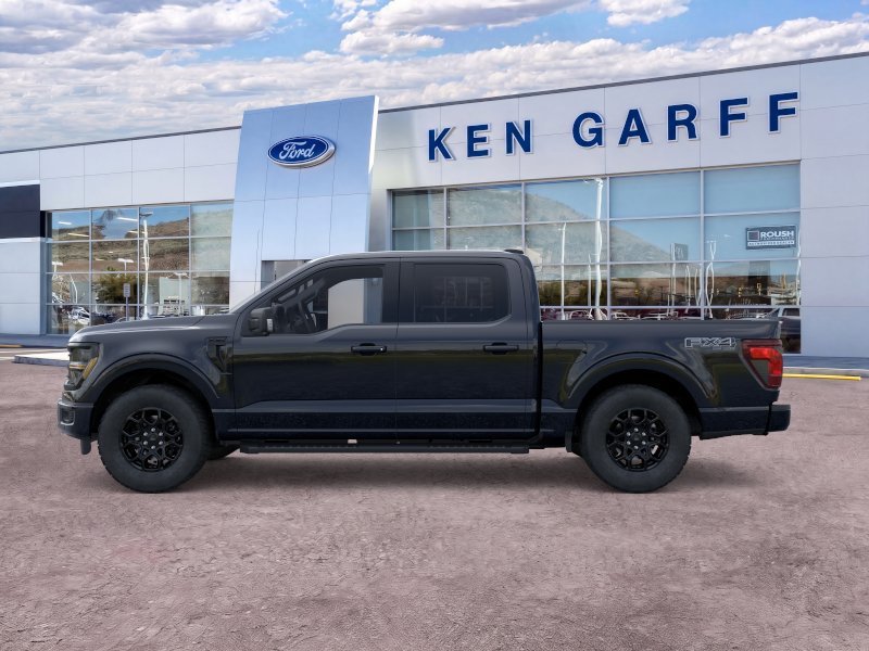 New 2026 Agate Black Metallic Ford XLT image 3