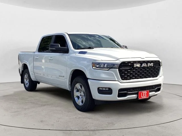 New 2026 Bright White Clearcoat Ram BIG HORN CREW CAB 4X4 5