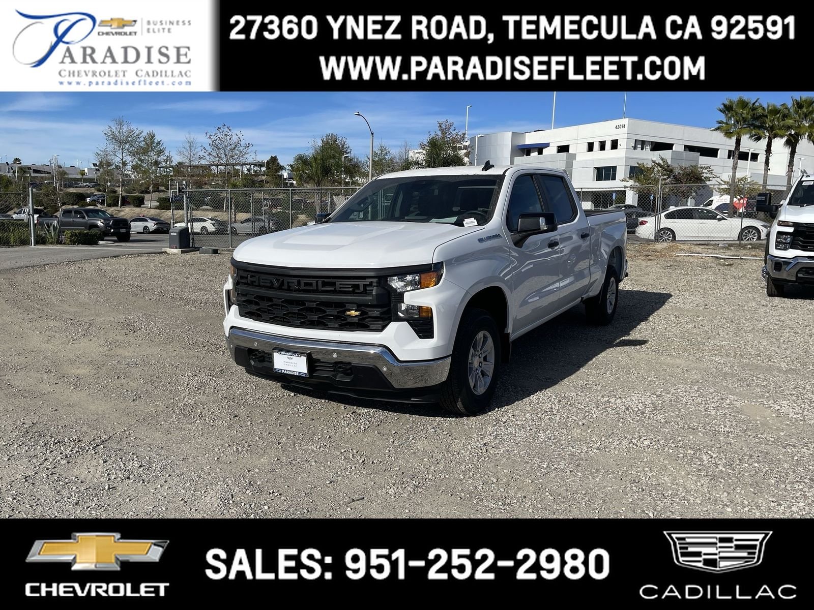 New 2026 White Chevrolet WT image 1