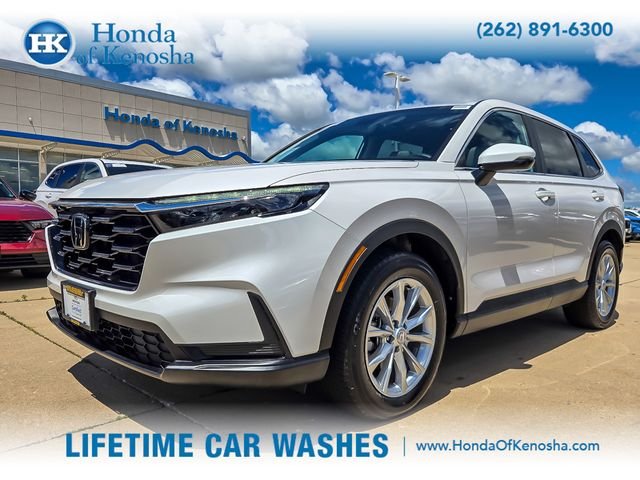 Certified Used 2025 Platinum White Pearl Honda 1.5T AWD EX image 1