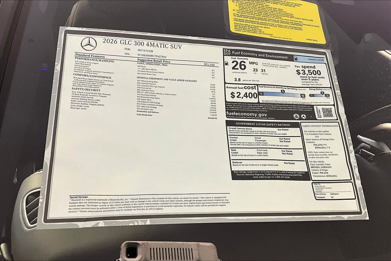 New 2026 Black Mercedes-Benz GLC 300 image 18