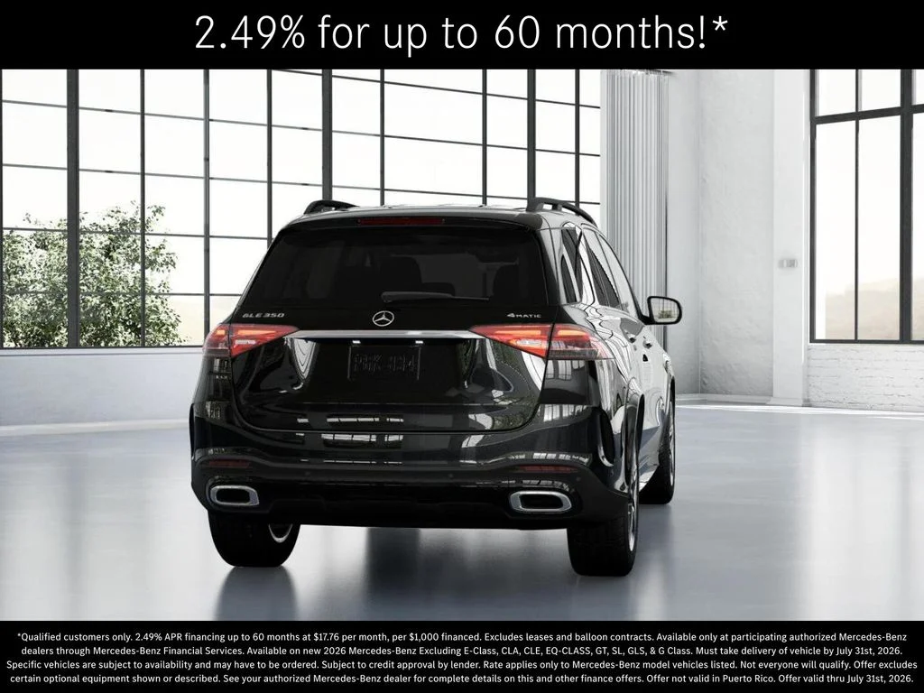New 2026 Obsidian Black Metallic Mercedes-Benz GLE 350 image 24