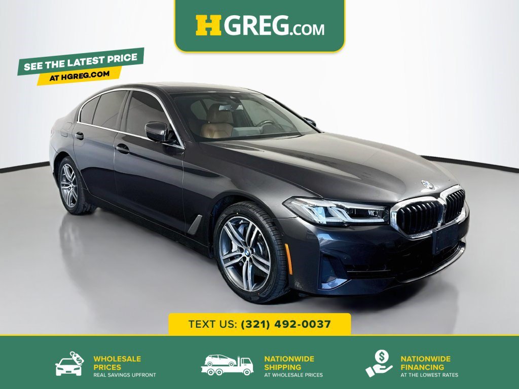 Used 2021 Dark Graphite Metallic BMW 540i xDrive image 1