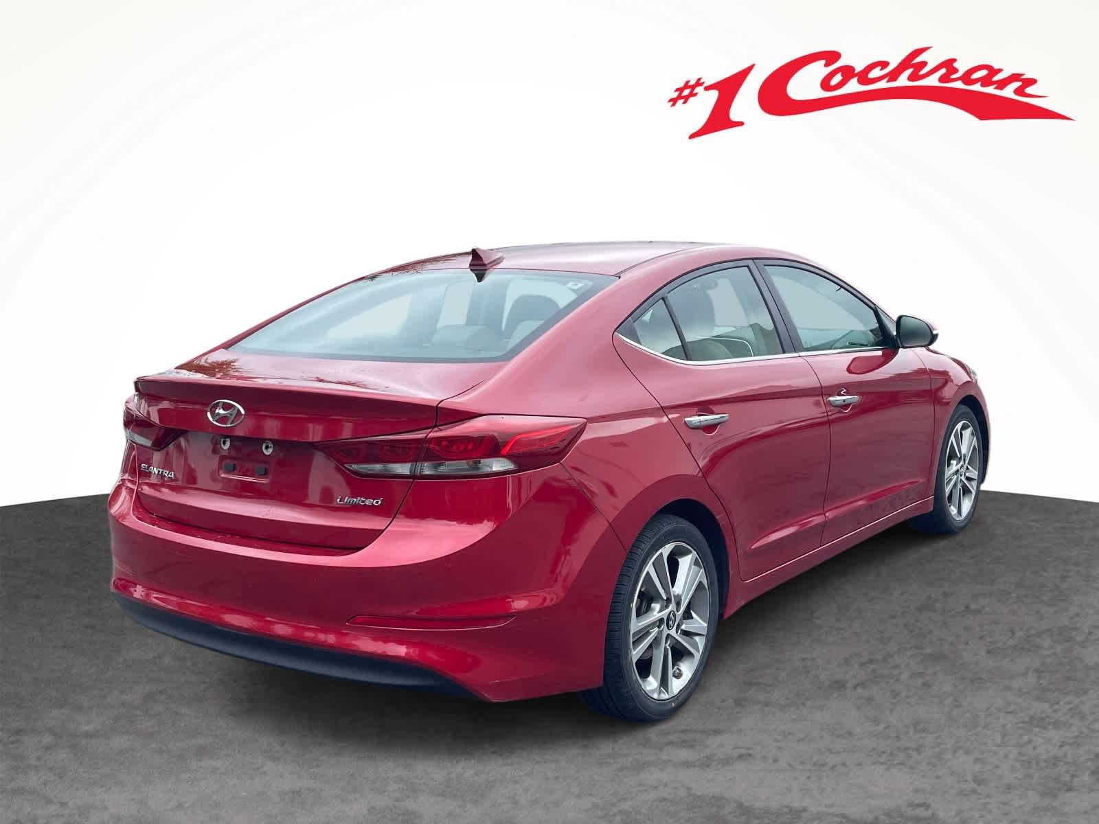 Used 2017 Scarlet Red Pearl Hyundai Limited image 7