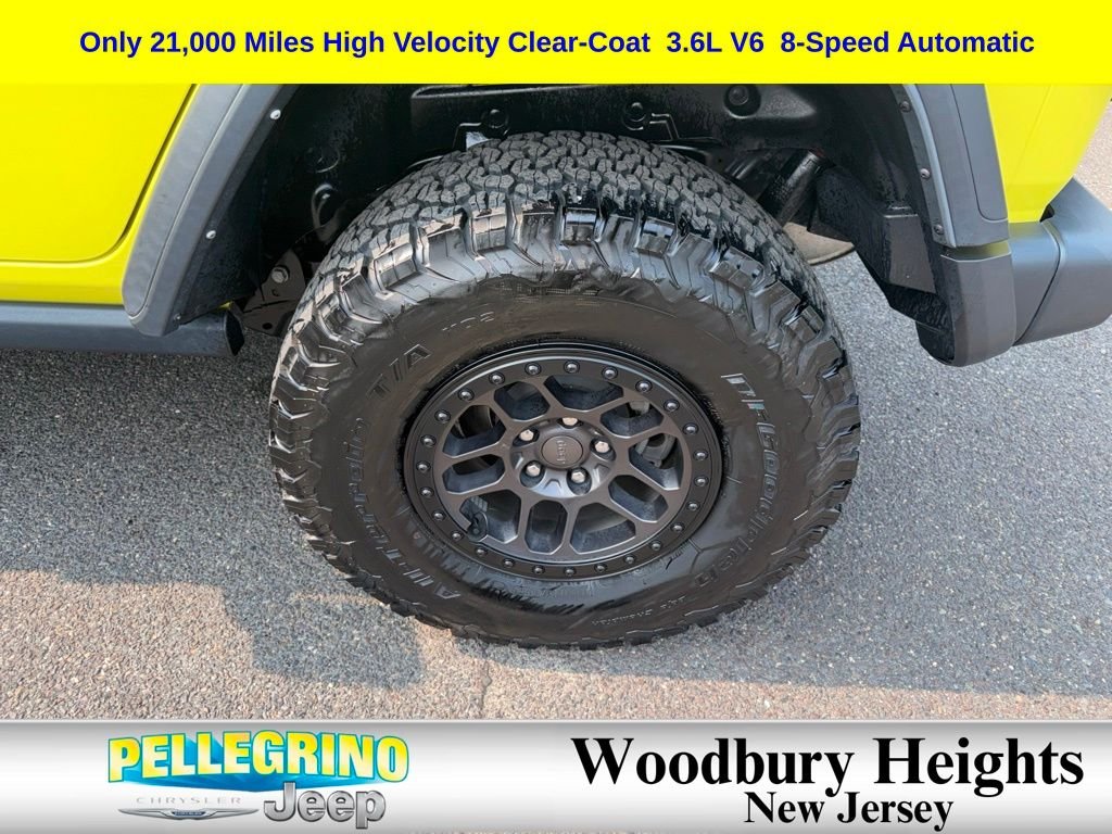Certified Used 2022 Yellow Jeep Unlimited High Tide image 13