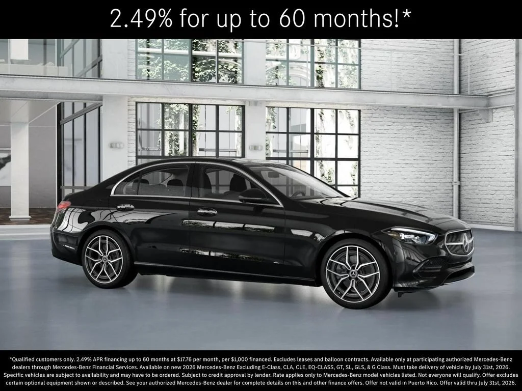 New 2026 Black Mercedes-Benz C 300 image 55