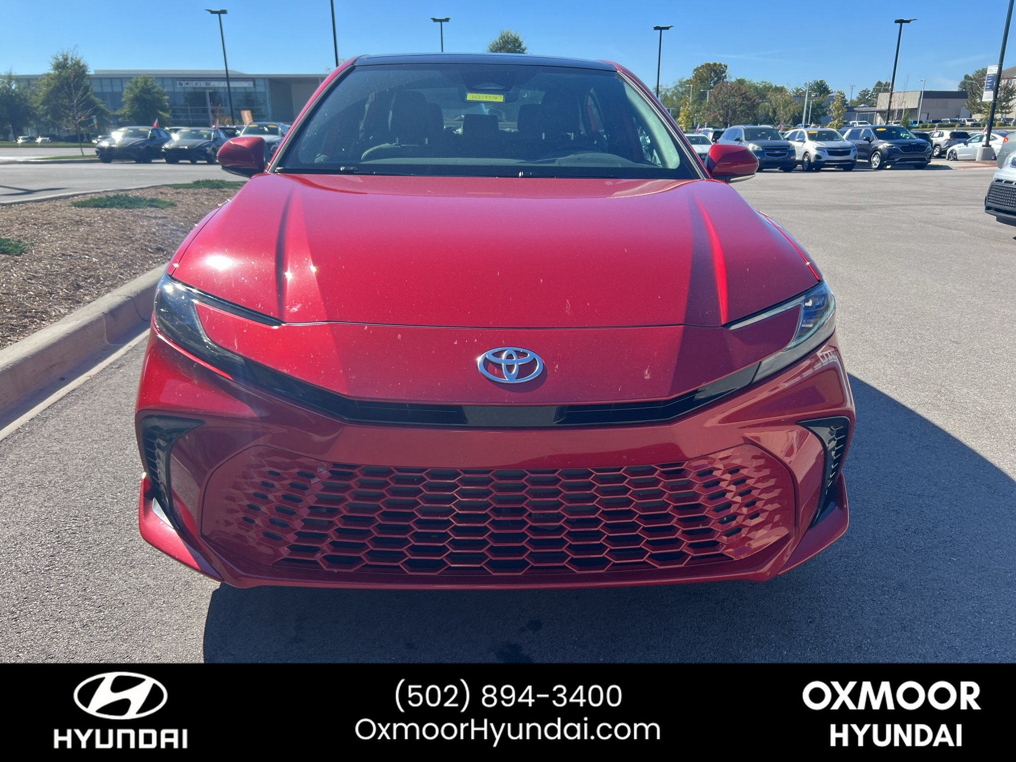 Used 2025 Supersonic Red Toyota XSE image 2