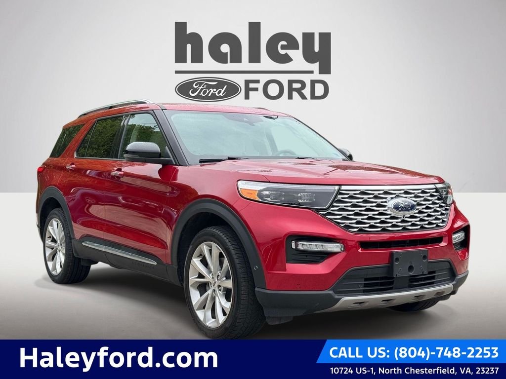Used 2023 Red Ford Platinum image 1