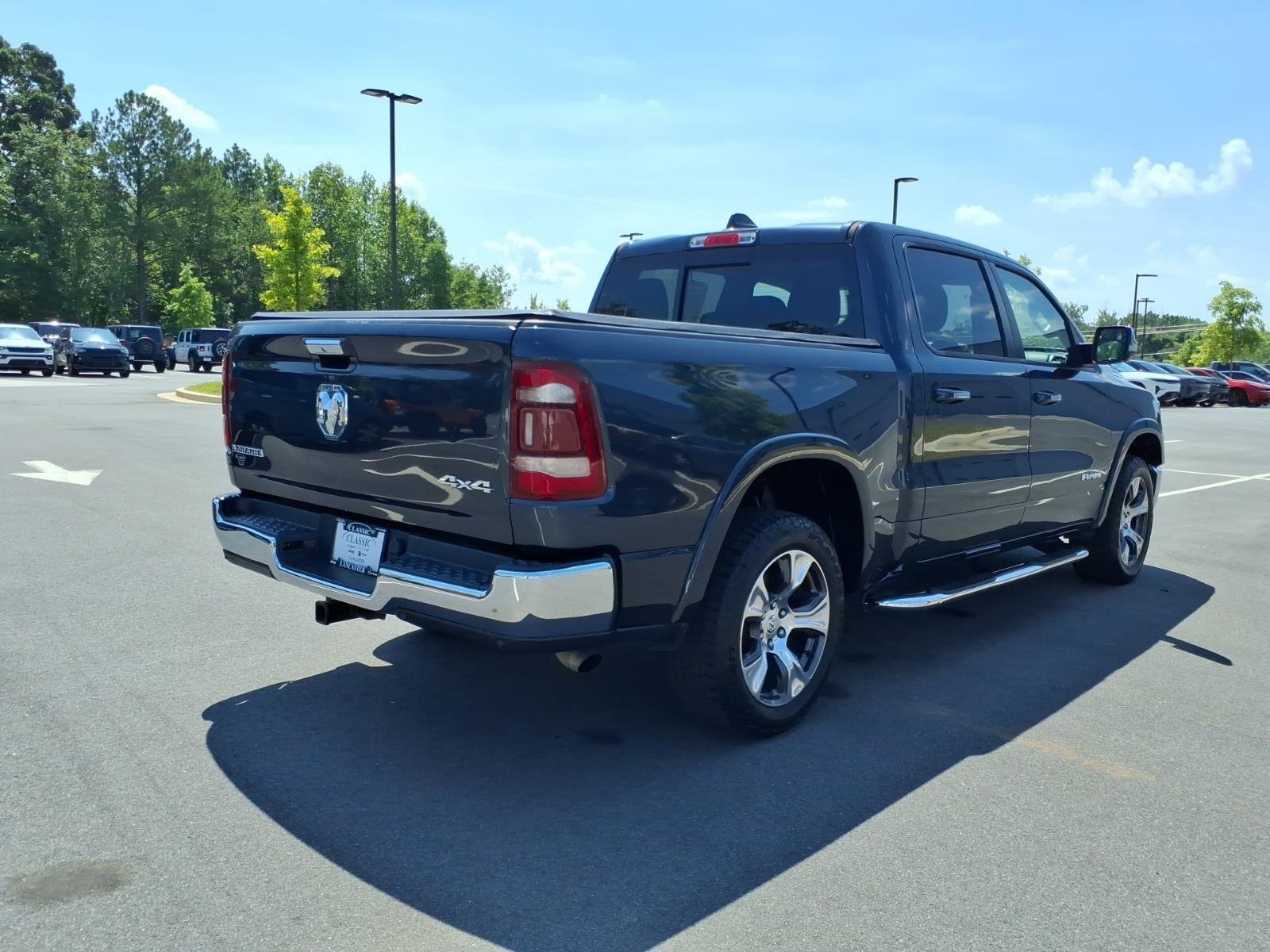 Used 2019 Patriot Blue Pearlcoat Ram Laramie image 2