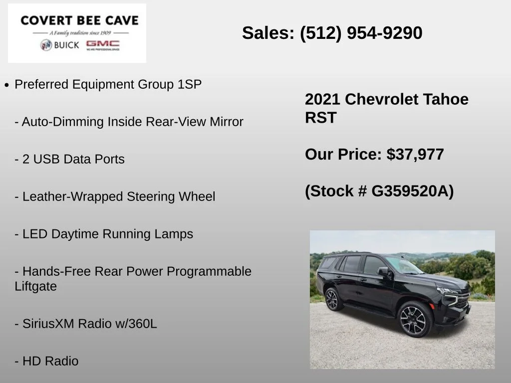 Used 2021 Black Chevrolet RST image 12