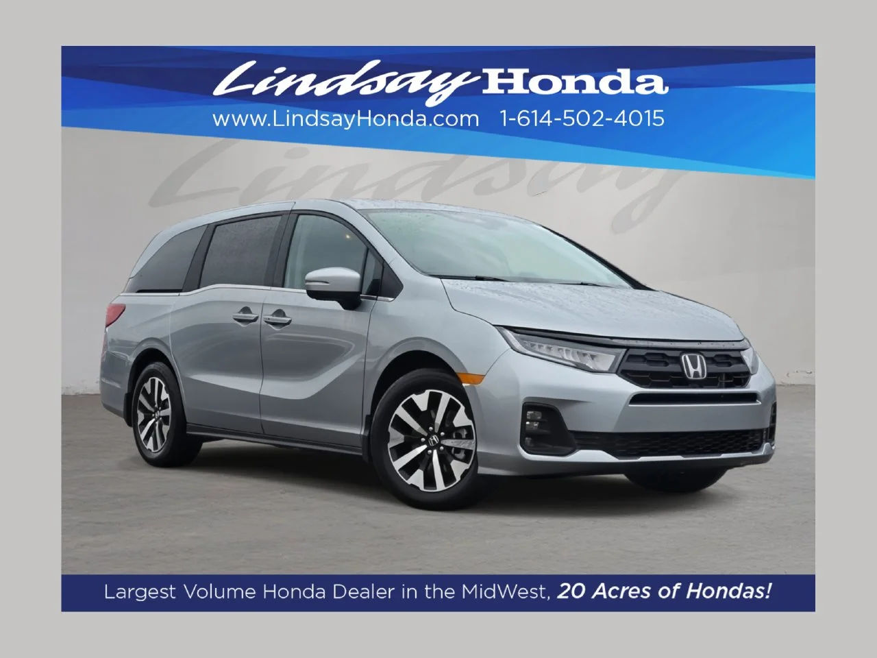 New 2026 Solar Silver Metallic Honda EX-L image 1