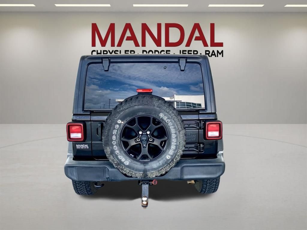 Used 2022 Black Jeep Unlimited Willys image 6