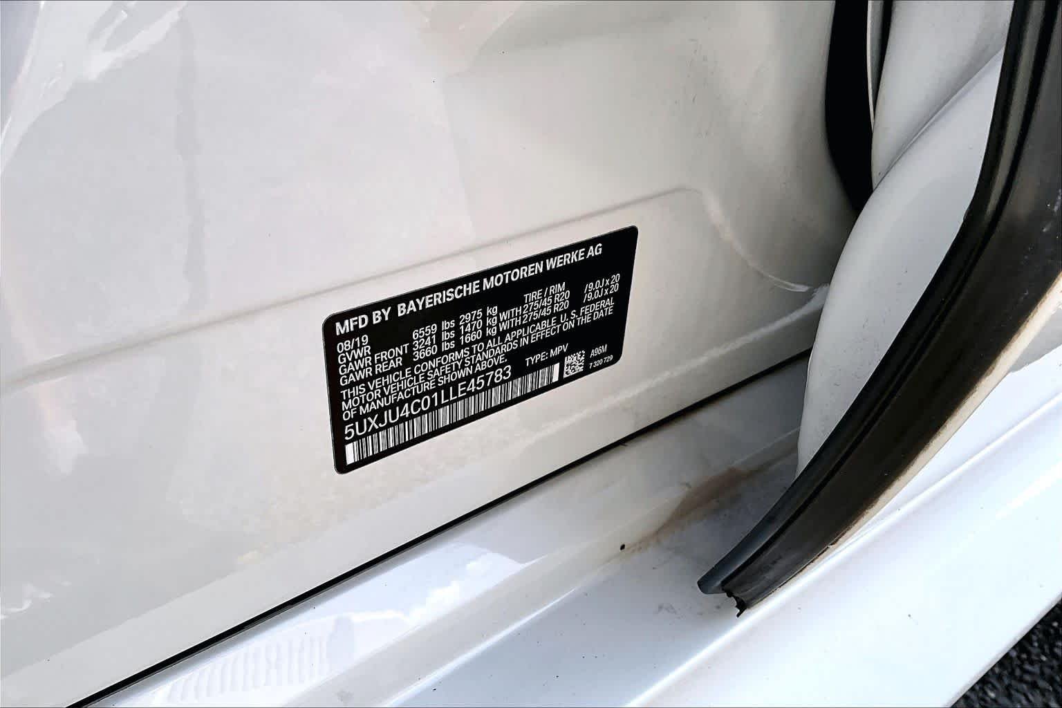 Used 2020 Mineral White Metallic BMW M50i image 34