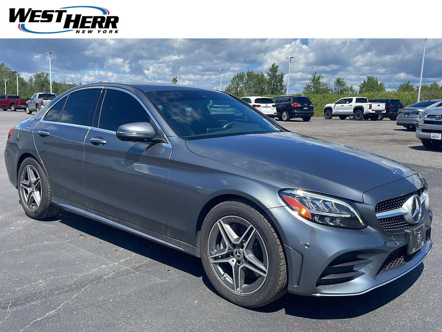 Used 2020 Selenite Grey Metallic Mercedes-Benz C 300 image 1
