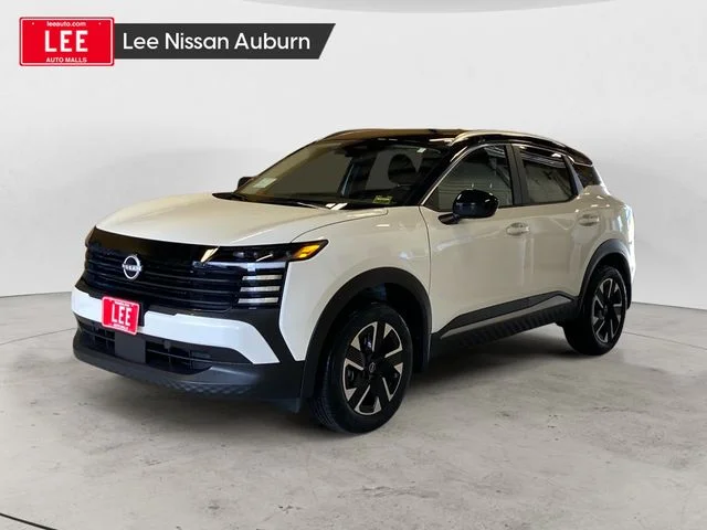 New 2026 Aspen White Tricoat Super Black Nissan SV image 1