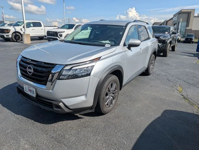 Used 2025 Brilliant Silver Metallic Nissan SV image 42