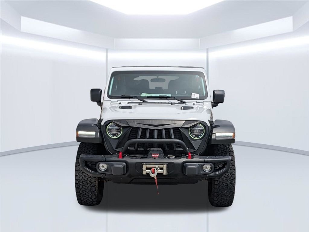 Used 2021 Bright White Clearcoat Jeep Rubicon image 10