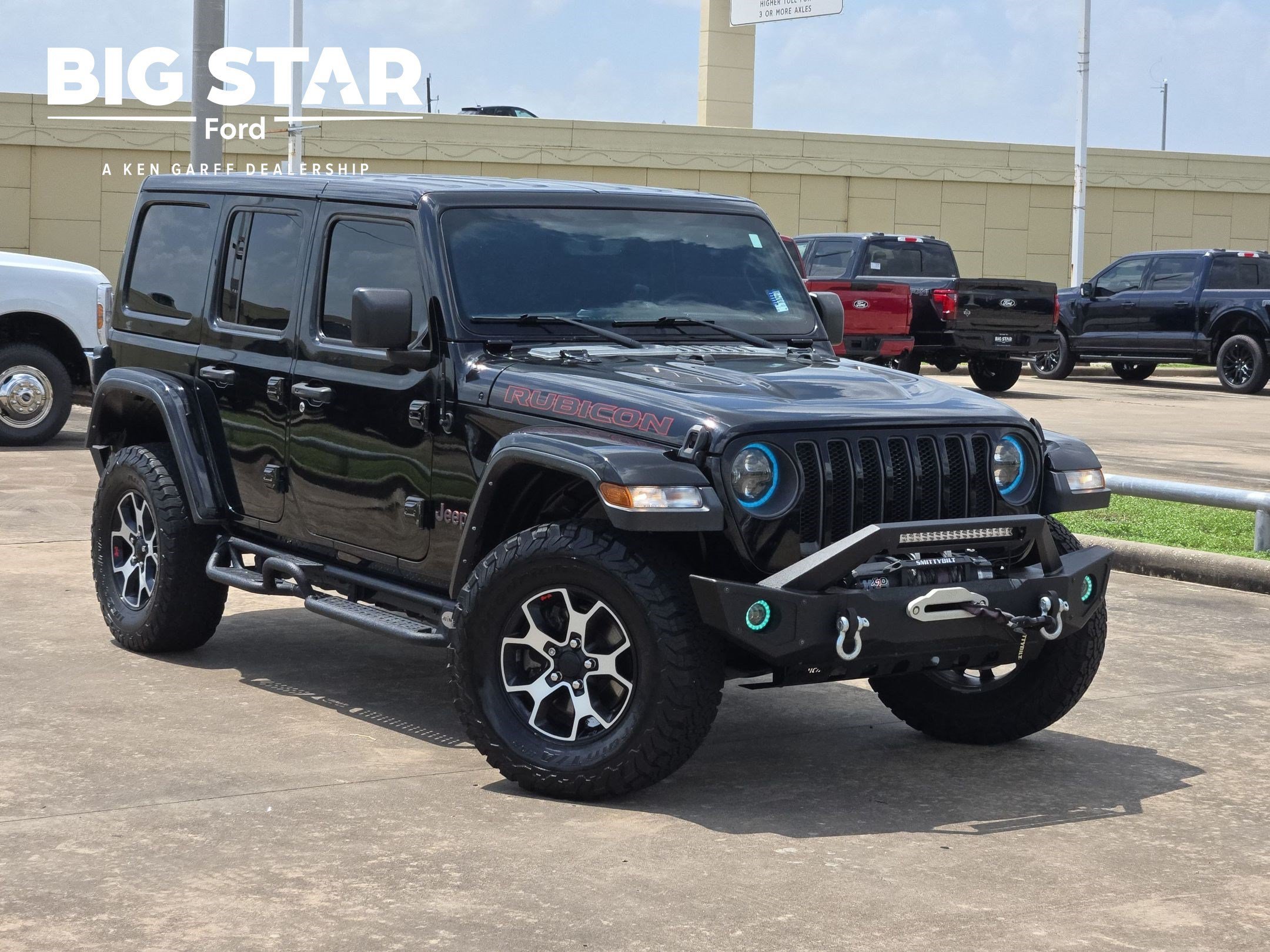 Used 2022 Black Clearcoat Jeep Unlimited Rubicon image 1