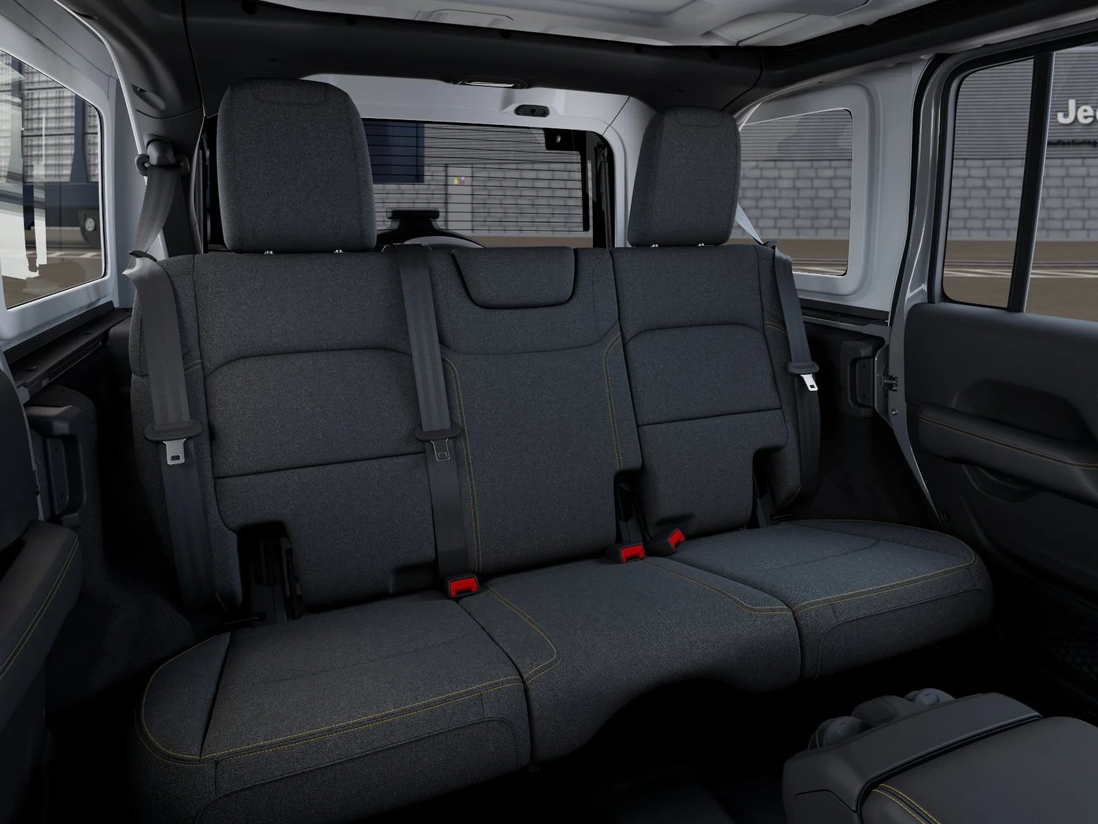 New 2026 Bright White Clear-Coat Exterior Paint Jeep Sahara IN-TRANSIT image 15