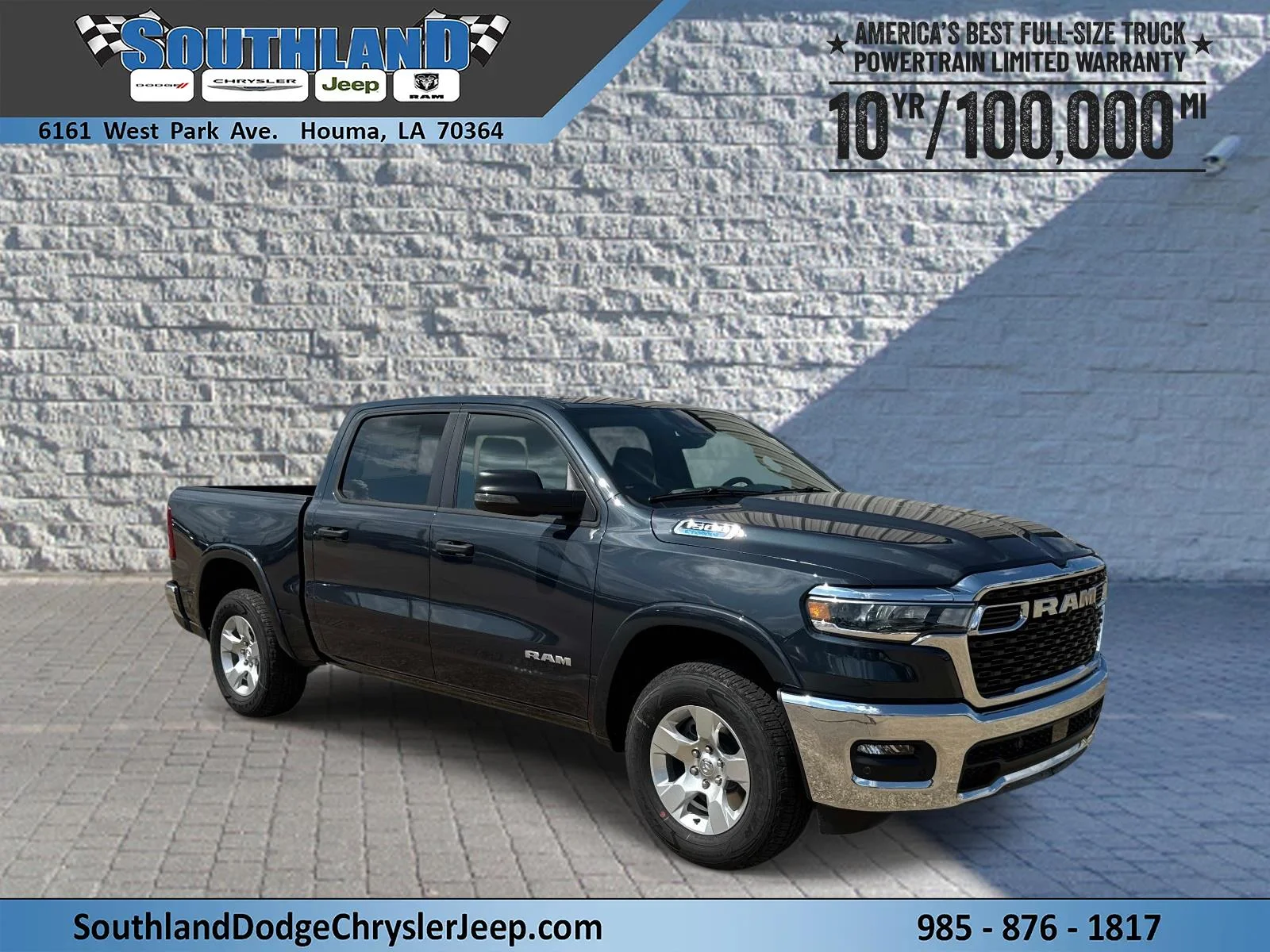 New 2026 Forged Blue Metallic Exterior Paint RAM Big Horn image 1