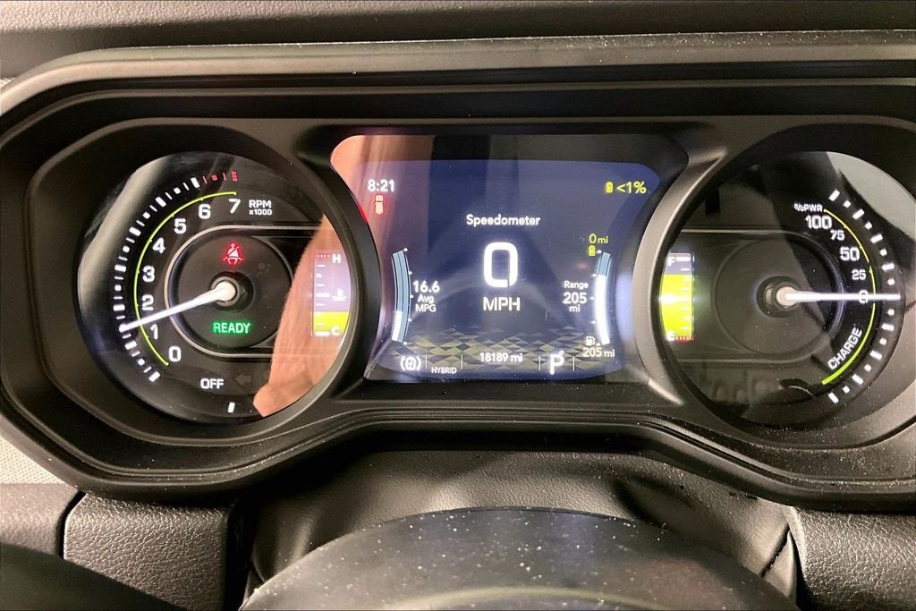 Used 2025 Black Jeep Sahara 4xe image 12