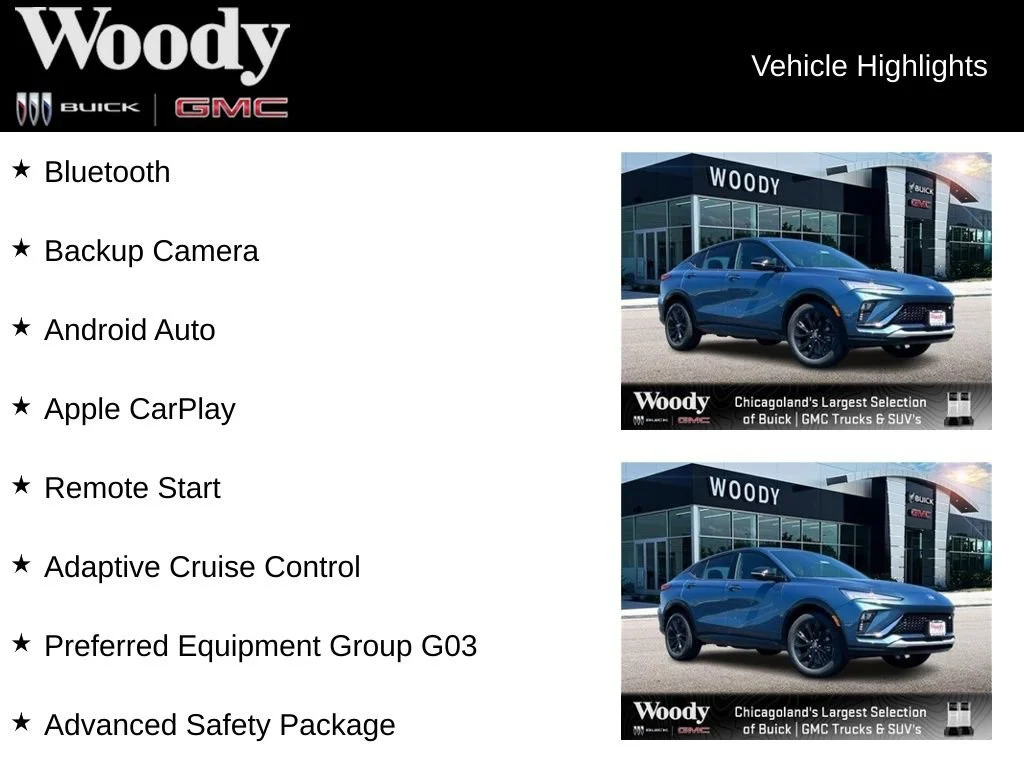 New 2026 Ocean Blue Metallic Buick Sport Touring image 2