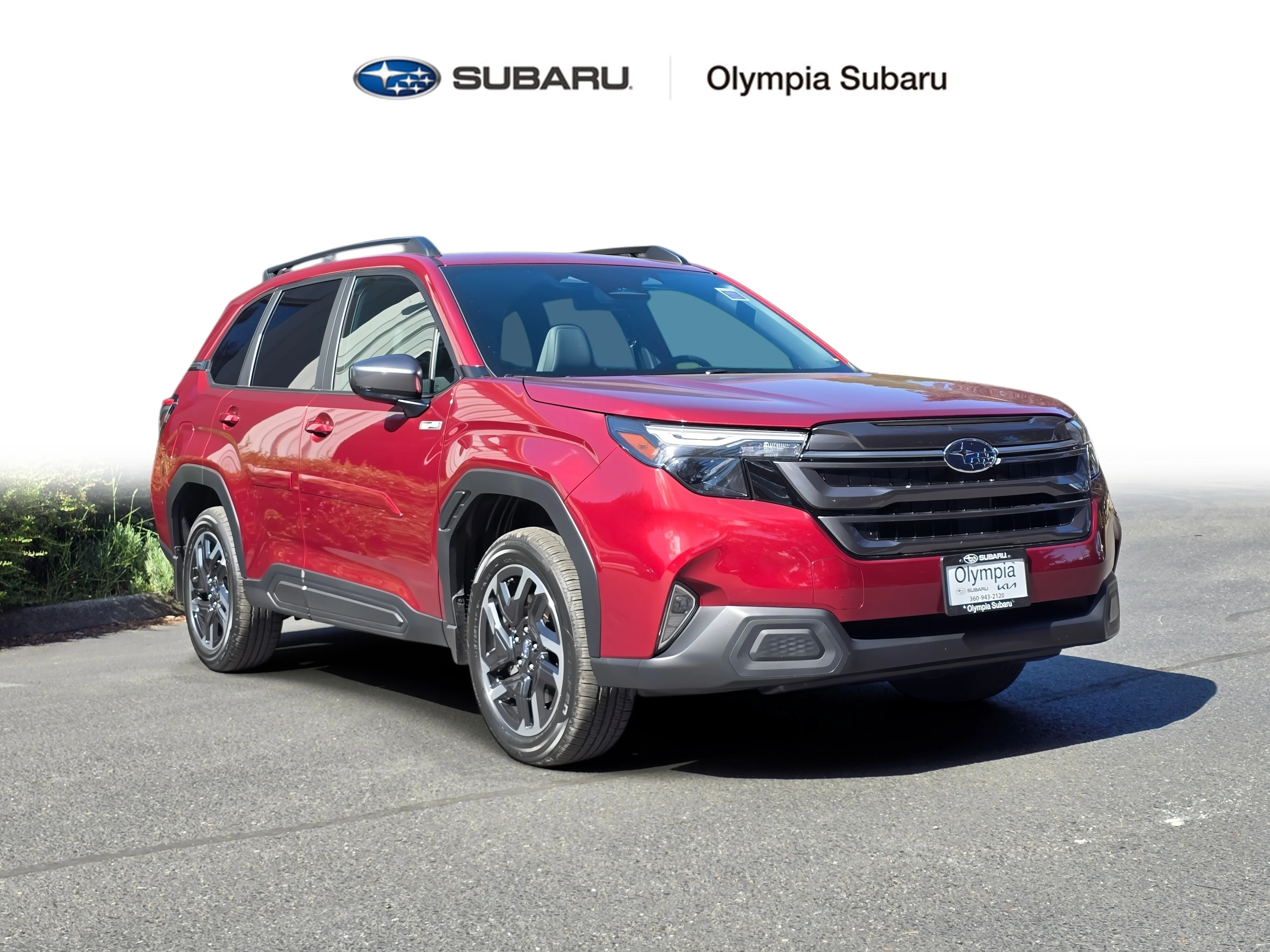 New 2026 CRIMSON RED PEARL Subaru Premium Hybrid image 1