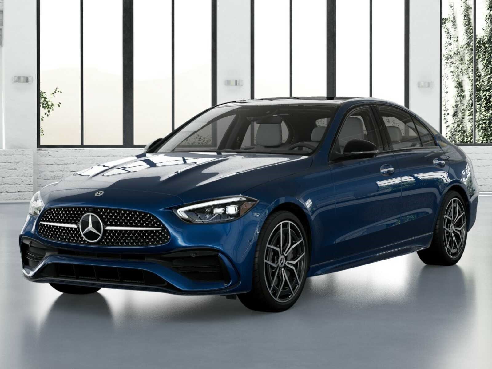 New 2026 Starling Blue Metallic Mercedes-Benz C 300 4D Sedan image 2