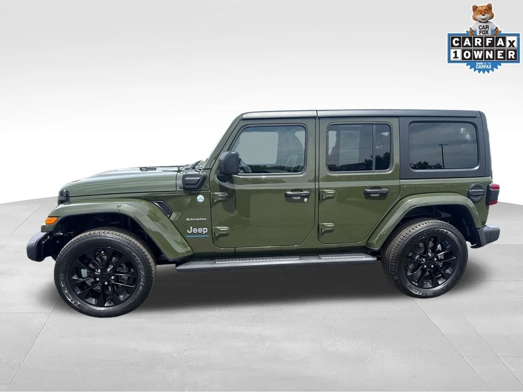 Used 2023 Green Jeep Sahara 4xe image 6