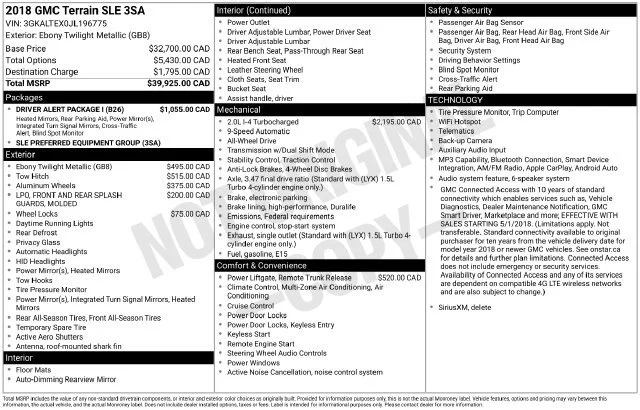 Used 2018 Black GMC SLE image 5