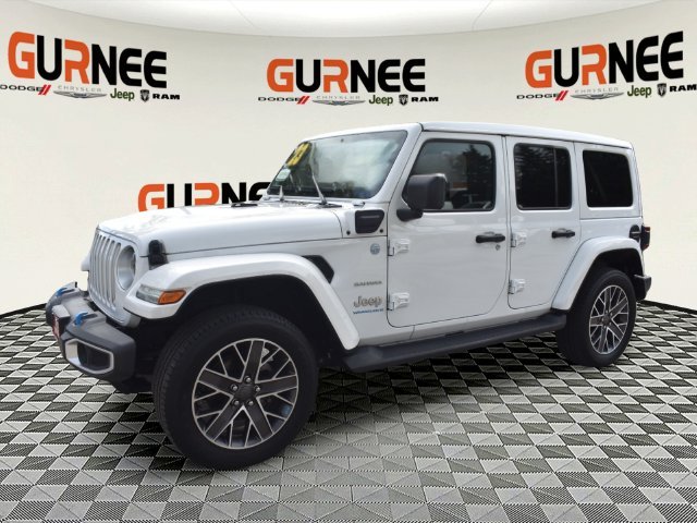 Used 2023 White Jeep Sahara 4xe image 7