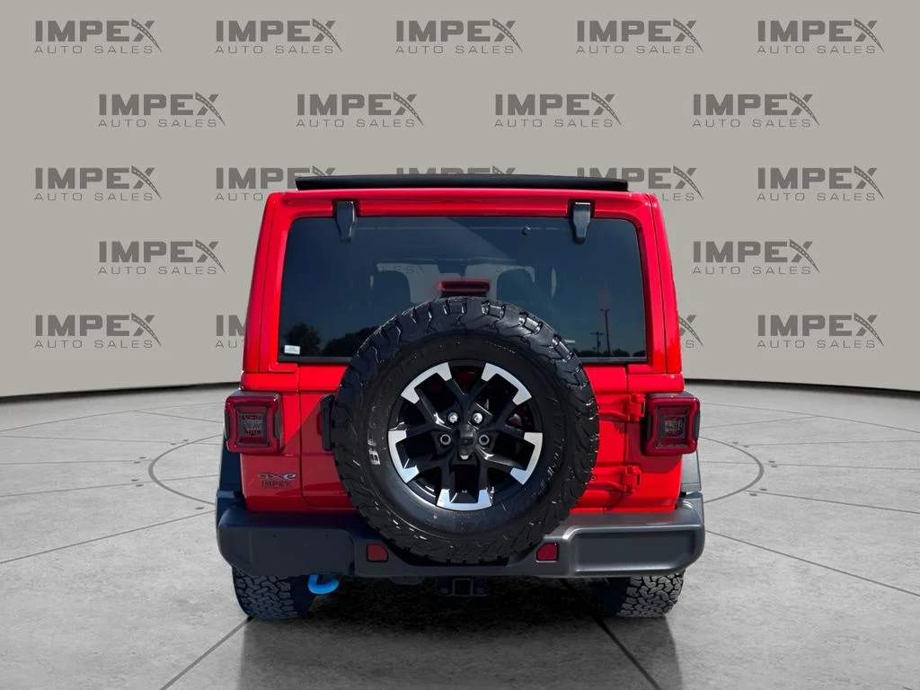 Used 2025 Red Jeep Rubicon 4xe image 4