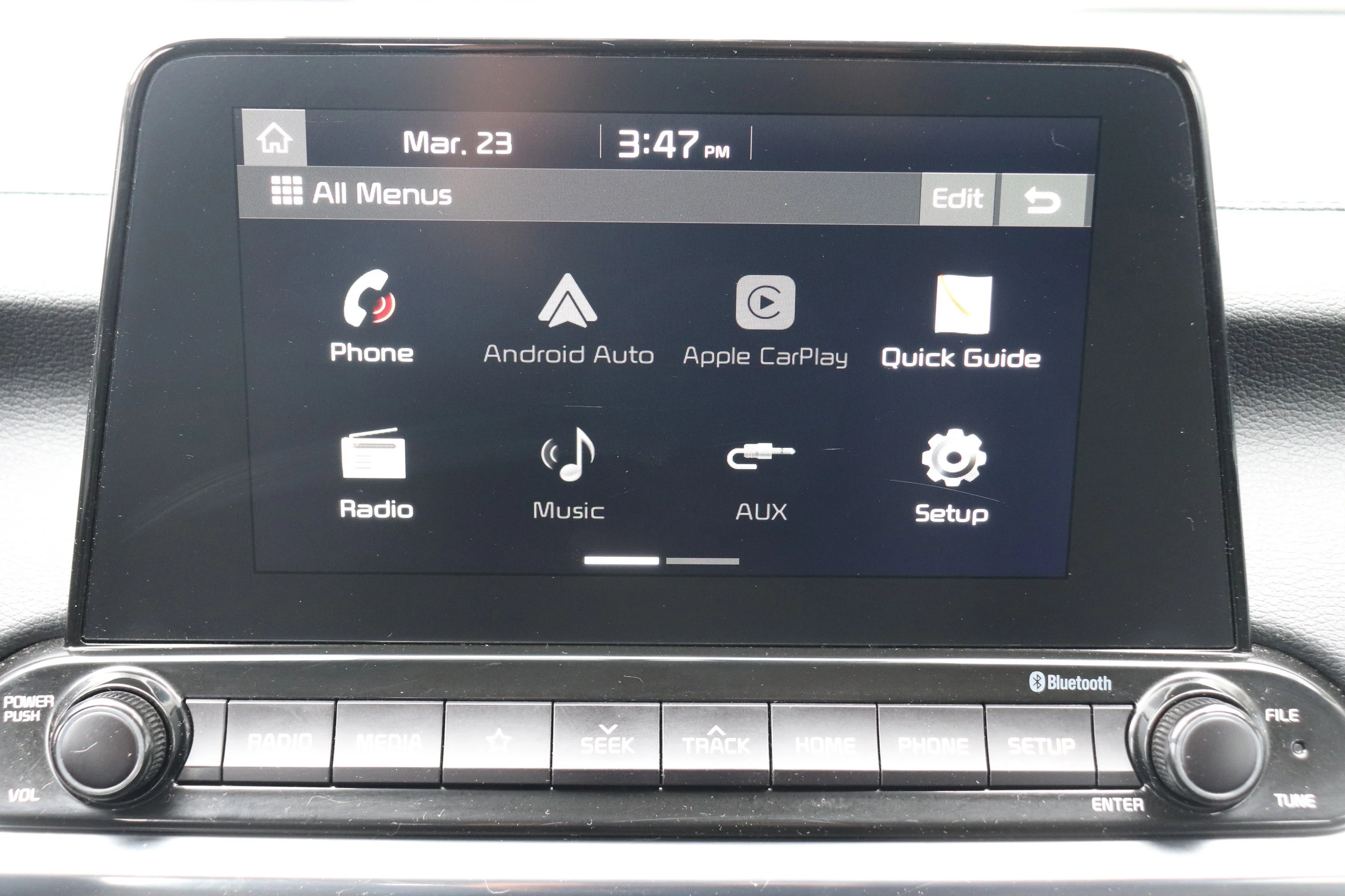 Used 2021 White Kia EX image 10