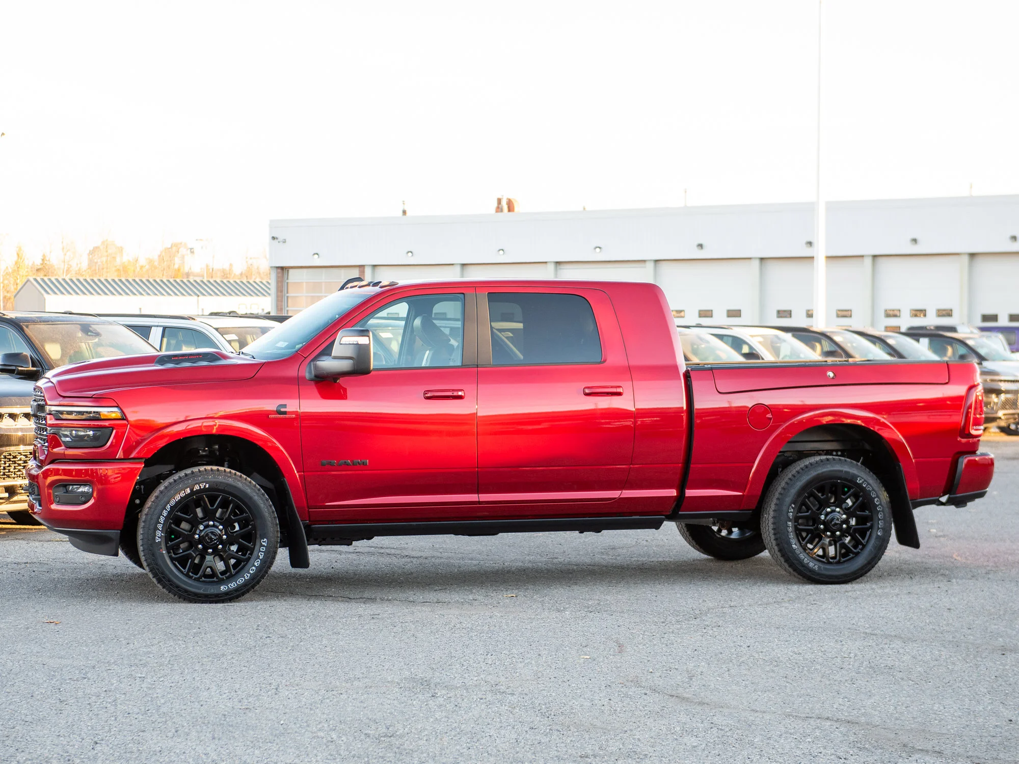 New 2027 Red RAM Limited Night* Mega Cab 4x4, Sunroof, Passenger Screen, Tow-Tech Plus Group image 2