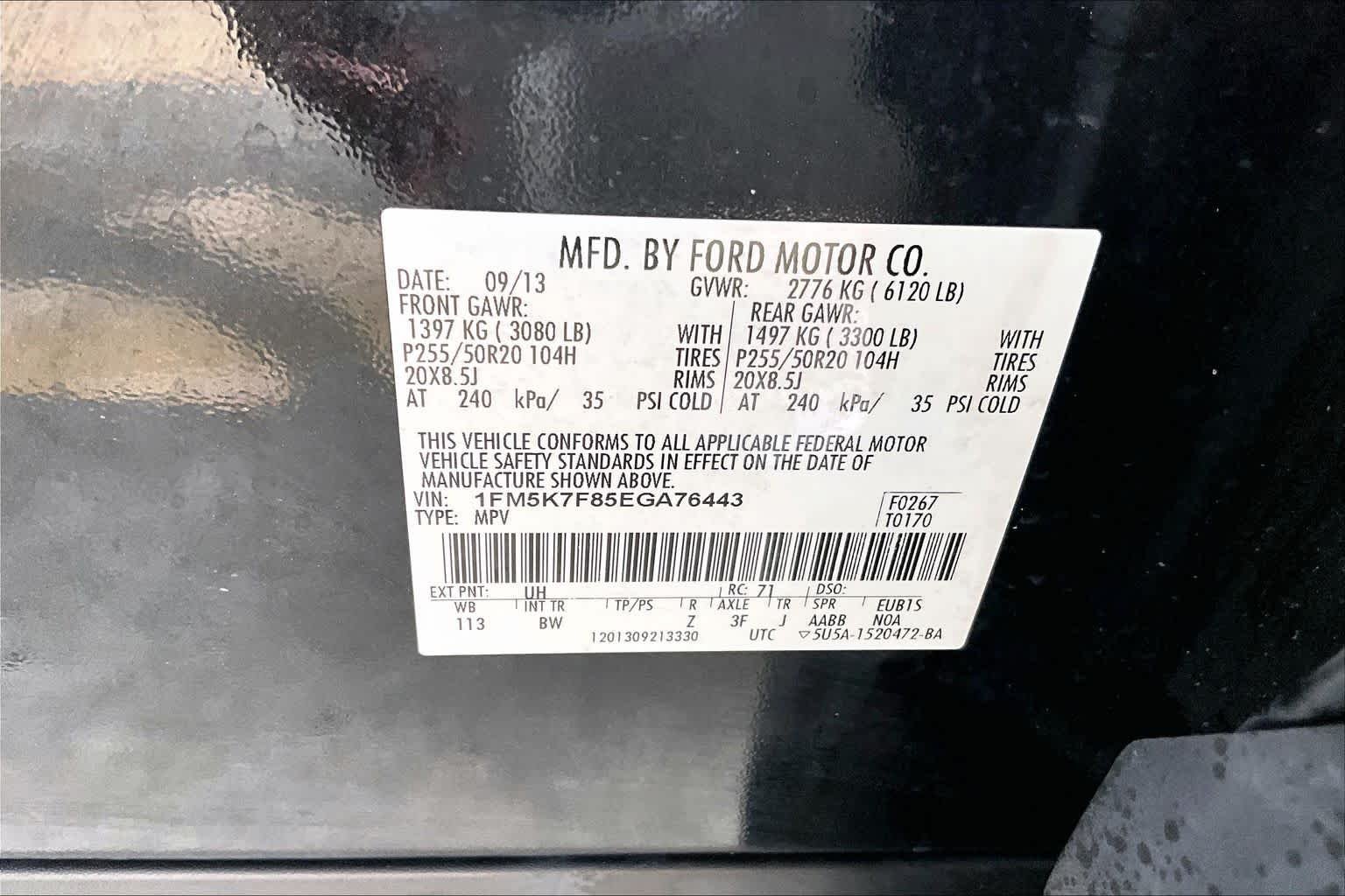 Used 2014 Tuxedo Black Metallic Ford Limited image 35