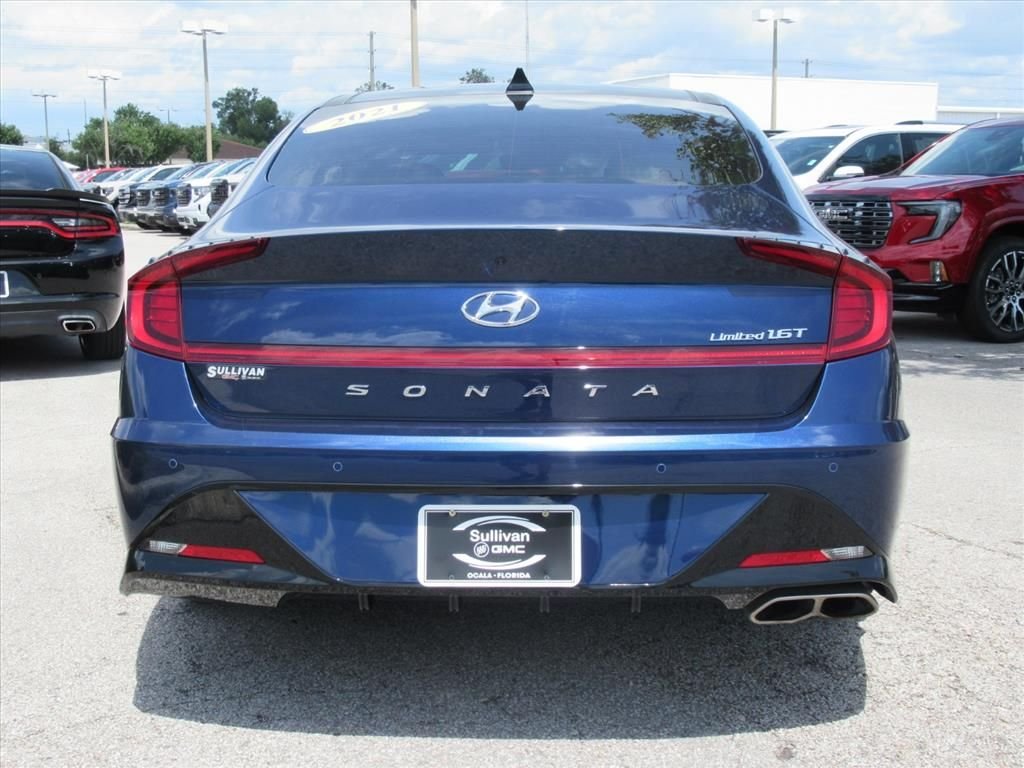 Used 2021 Blue Hyundai Limited image 6