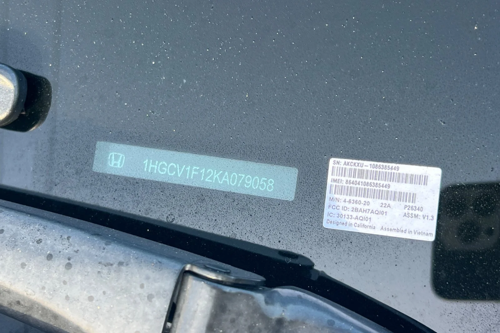 Used 2019 Platinum White Pearl Honda LX image 8